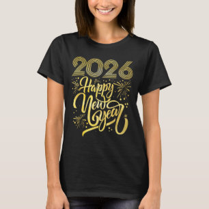 Gott nytt år 2026 Fireworks T Shirt