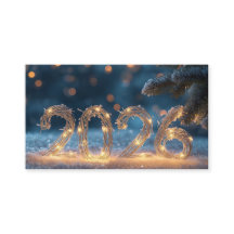 gott nytt år 2026 företags kort