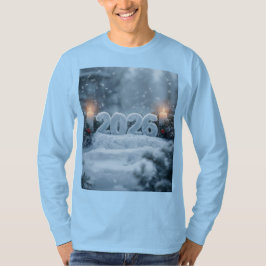 gott nytt år 2026 frostig vinter långärmad t shirt