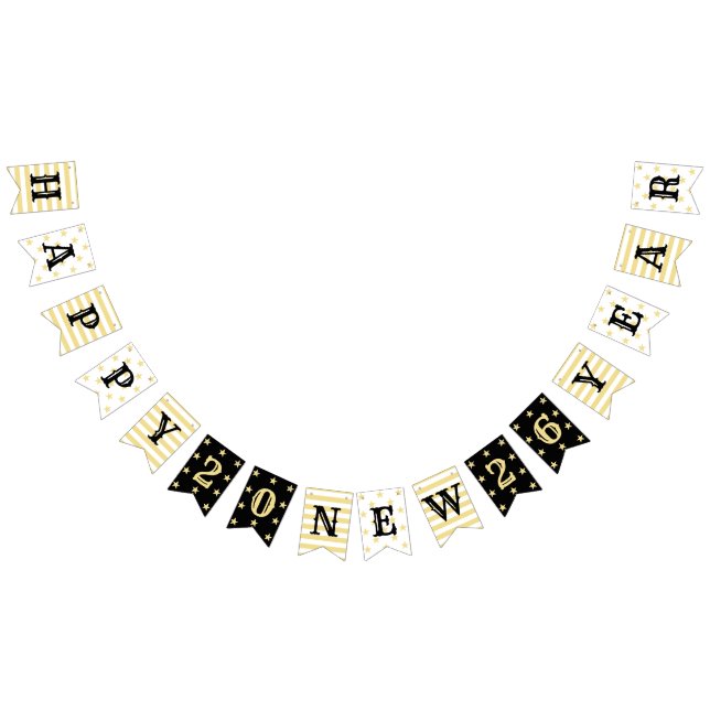 Gott nytt år 2026 Home Shop Office Party-banderoll Vimplar (Alla)