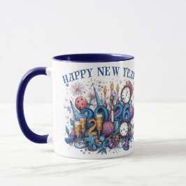 gott nytt år 2026 kaffemugg