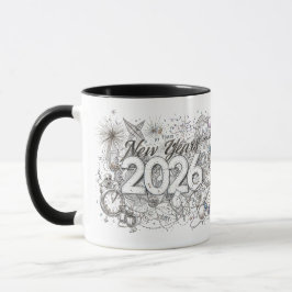 gott nytt år 2026 kaffemugg