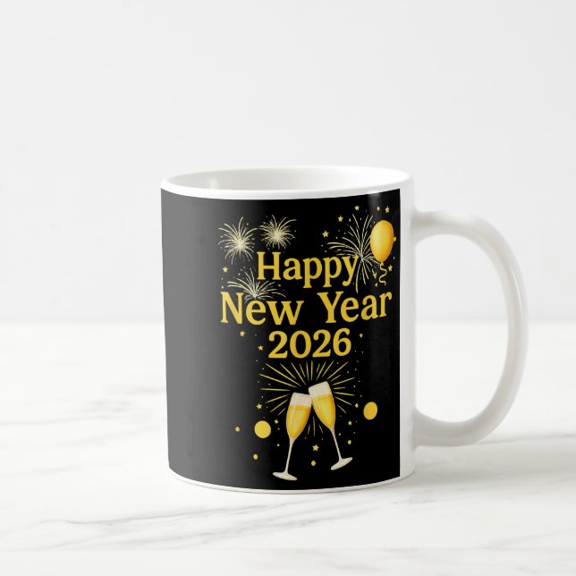 Gott nytt år 2026  kaffemugg (Höger)