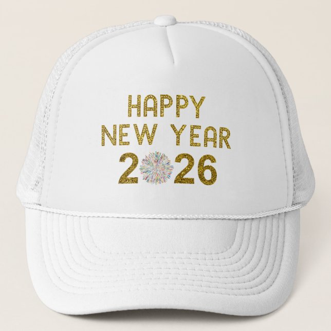 Gott nytt år 2026 keps (Framsida)