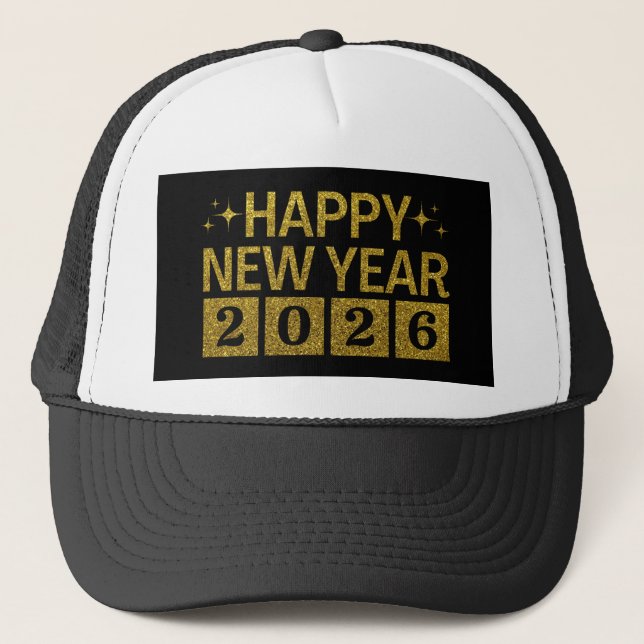 Gott nytt år 2026 keps (Framsida)