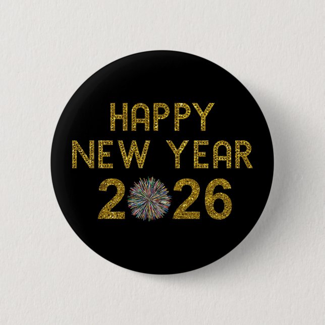 Gott nytt år 2026 knapp (Framsida)
