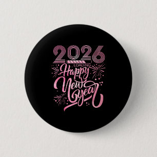 Gott nytt år 2026 Läser in Fireworks Knapp
