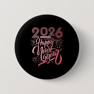 Gott nytt år 2026 Läser in Fireworks Party Knapp