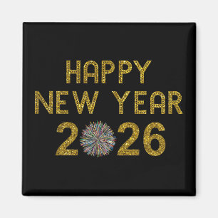 Gott nytt år 2026 magnet