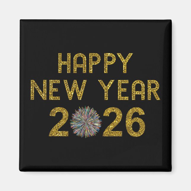 Gott nytt år 2026 magnet (Framsidan)