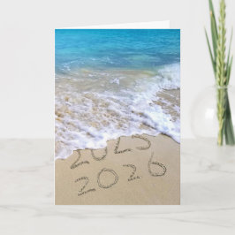 Gott nytt år 2026 Oceanområde Helgkort