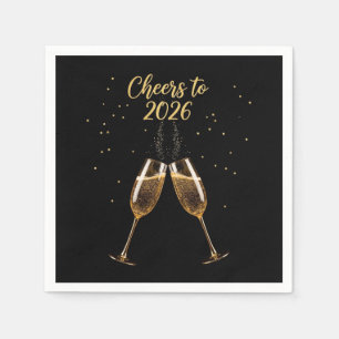 Gott nytt år 2026 Party Napkins Pappersservett