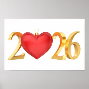 Gott nytt år 2026 poster