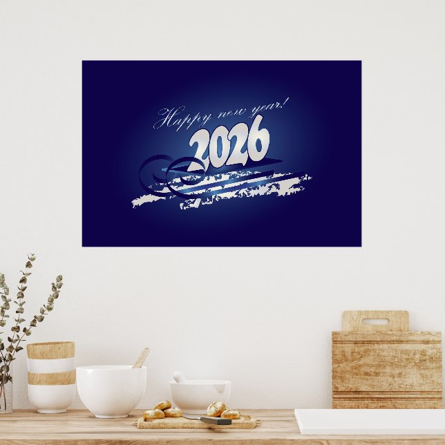 Gott nytt år 2026 poster (Kök)