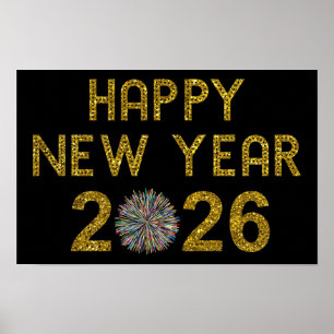 Gott nytt år 2026 poster