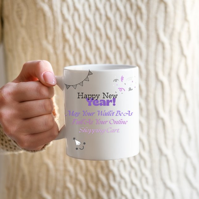 Gott nytt år 2026 Roligt citatgåva, Magisk Mugg (#HappyNewYear #FunnyGift #CuteDesign #HolidayGifts #GiftIdeas #PositiveVibes #OfficeGift )