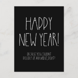 Gott nytt år 2026 Sarkastic Vykort