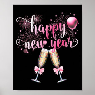 Gott nytt år 2026, söta roliga presenter män, kvin poster