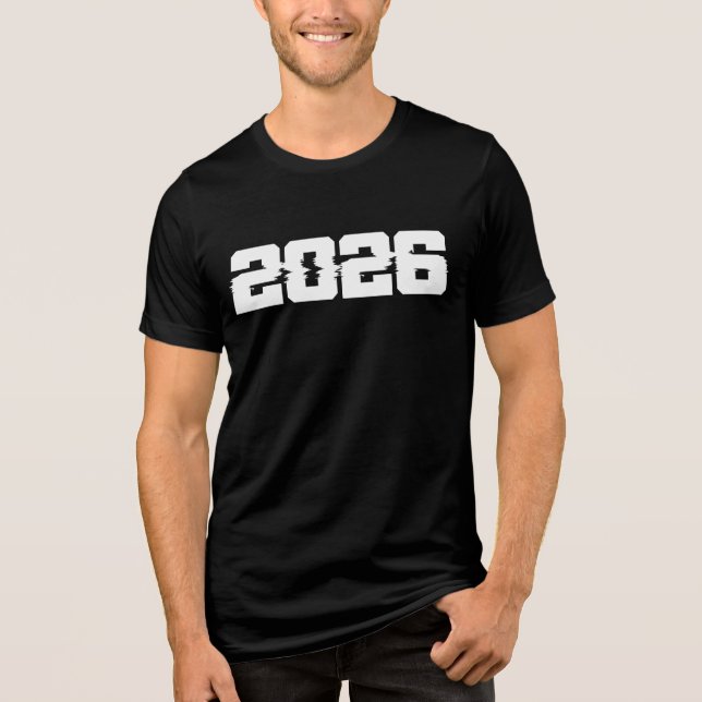 Gott nytt år 2026 t shirt (Framsida)