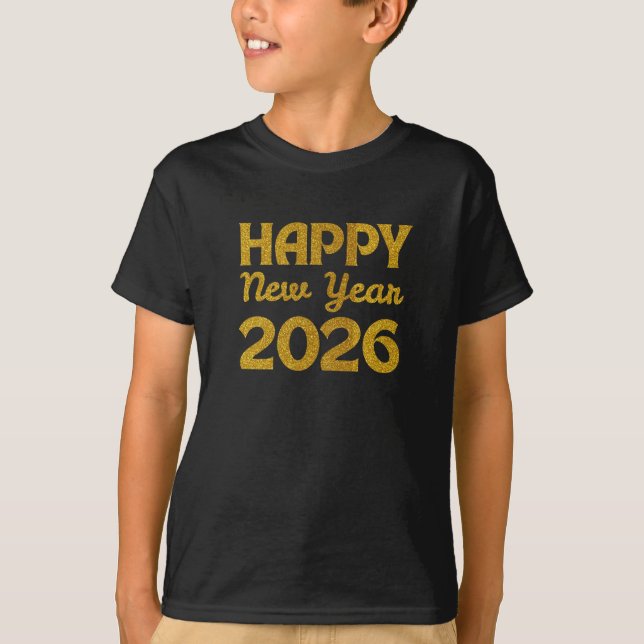 Gott nytt år 2026 t shirt (Framsida)
