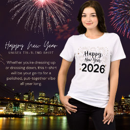 Gott nytt år 2026 t shirt