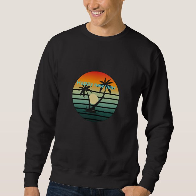 Gott Nytt År 2026 T-Shirt | Festlig Firande  Lång Ärmad Tröja (Framsida)