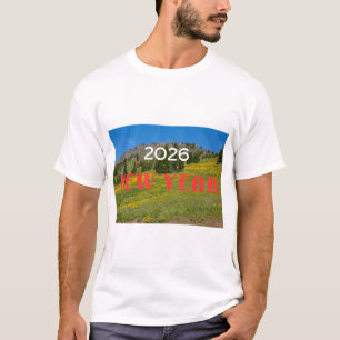 Gott Nytt År 2026 T-Shirt - Firande Grafik