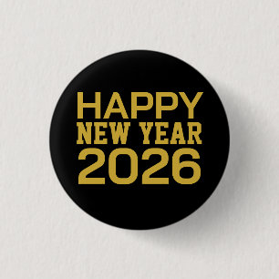 Gott Nytt År 2026 T-Shirt Knapp