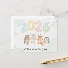 GOTT NYTT ÅR 2026 vykort