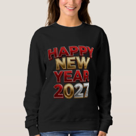 Gott nytt år 2027 Familjematchande T Shirt