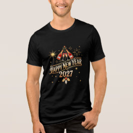 Gott nytt år 2027 firande t shirt
