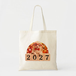Gott nytt år 2027 - Getens och Fårets år Tygkasse