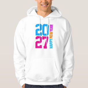 Gott nytt år 2027 hoodie