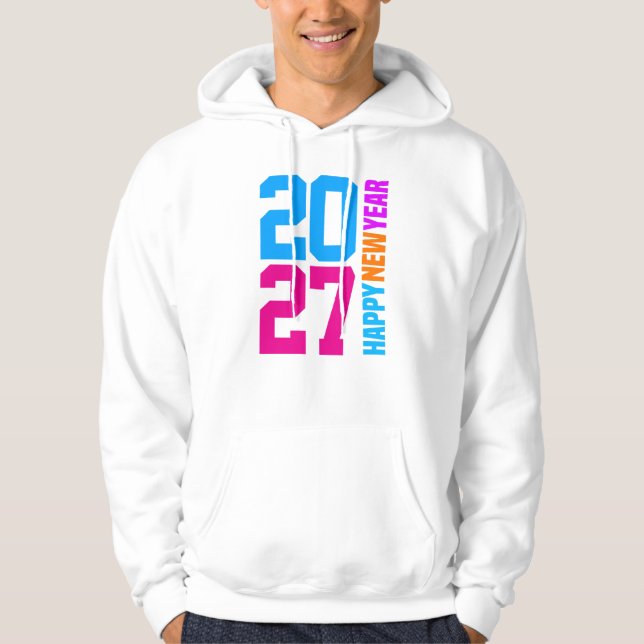 Gott nytt år 2027 hoodie (Framsida)