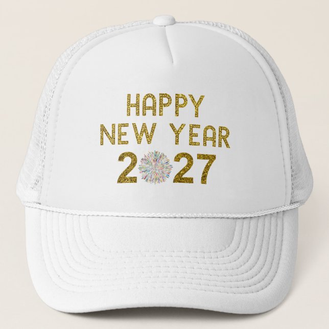 Gott nytt år 2027 keps (Framsida)