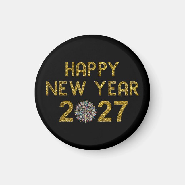 Gott nytt år 2027 magnet (Framsidan)