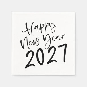 Gott nytt år 2027 manus  pappersservett