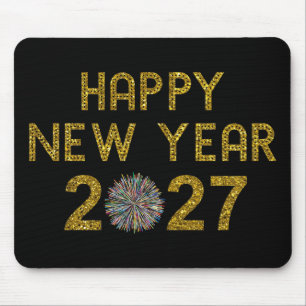 Gott nytt år 2027 musmatta