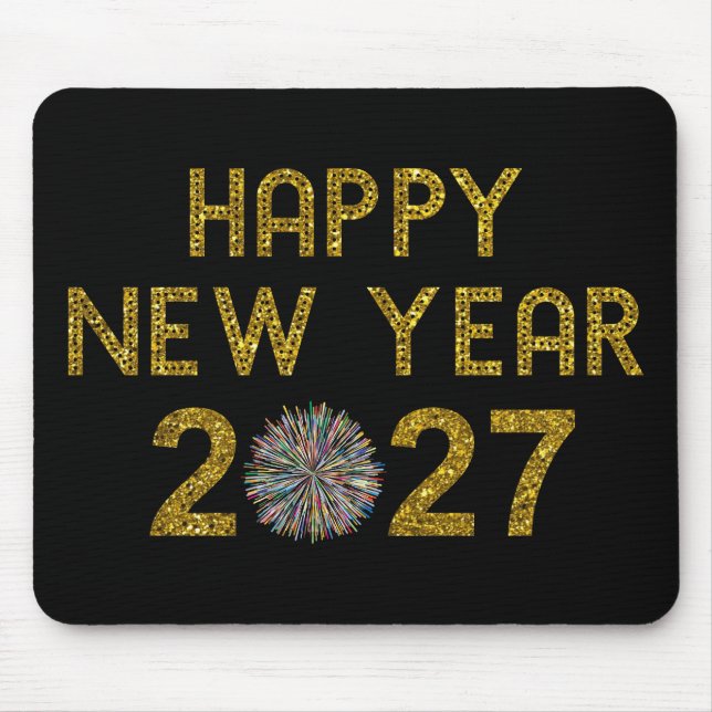 Gott nytt år 2027 musmatta (Framsidan)