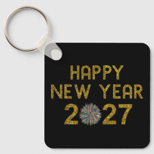 Gott nytt år 2027 nyckelring