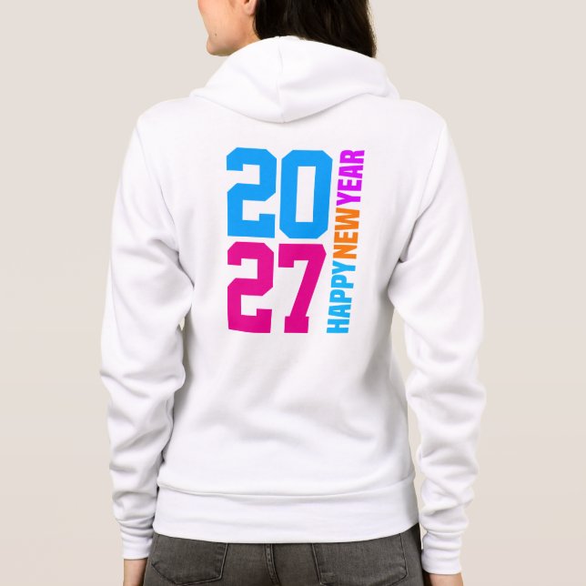Gott nytt år 2027 t shirt (Baksida)