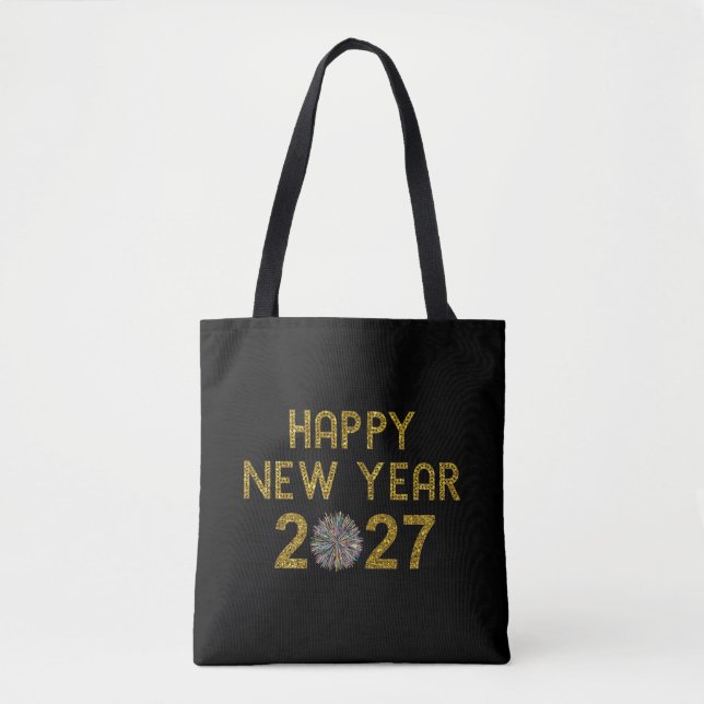 Gott nytt år 2027 tygkasse (Framsida)