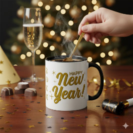 Gott nytt år 20XX stor 11 oz kombinationsenhet Mug Mugg
