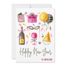 Gott Nytt År Akvarell