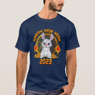 Gott nytt år-året i kaninen Lucky T Shirt