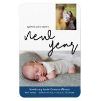 Gott nytt år Baby Birth-meddelandet