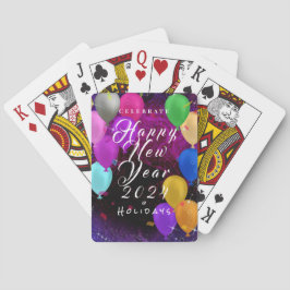 Gott nytt år Balloon Casinokort
