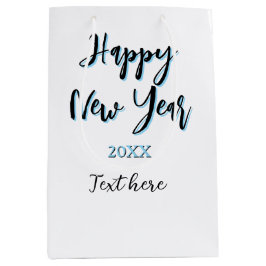 Gott nytt år blå, fet, enkel snyggt