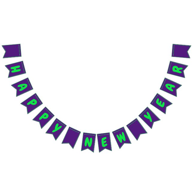 Gott nytt år buntar flaggor efter dalDesignNZ (Alla)