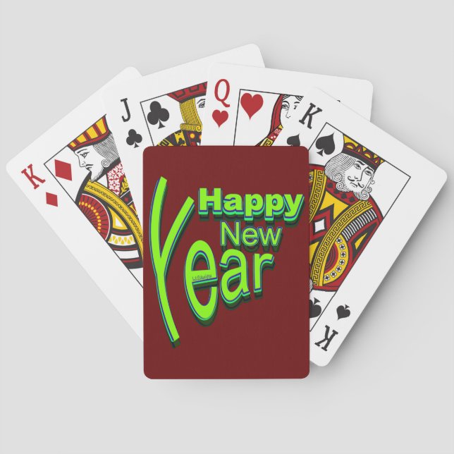 GOTT NYTT ÅR CASINOKORT (Baksidan)